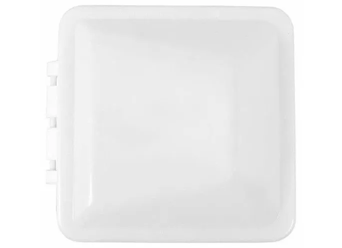 VENT LID WHITE WEDGE SHAPE